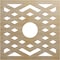 Ekena Millwork Chevron Wood Fretwork Pierced Ceiling Medallion, Birch, 22"OD x 5 3/4"ID x 1/4"T CMWP22X22X0250CHBI - alternate 1